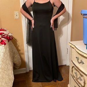 Sweetheart little Black nylon dress